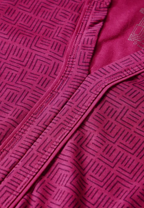 Bedruckte Tunika jewel pink