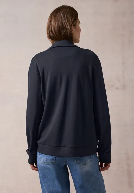 Jacke mit Knopfleiste universal blue