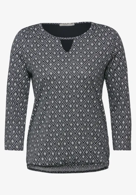 Shirt mit Cut Out deep charcoal grey