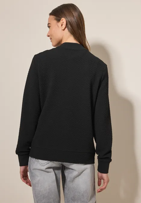 Strukturjacke Black