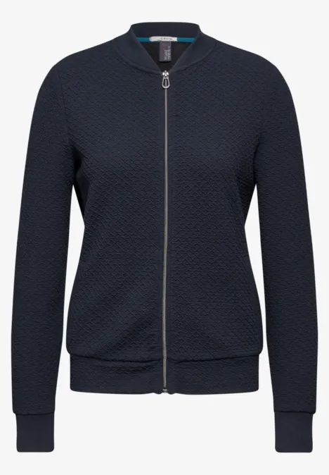 Strukturjacke universal blue