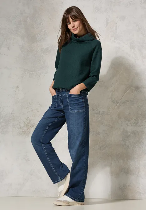 Shirt mit Schalkragen atlantic green