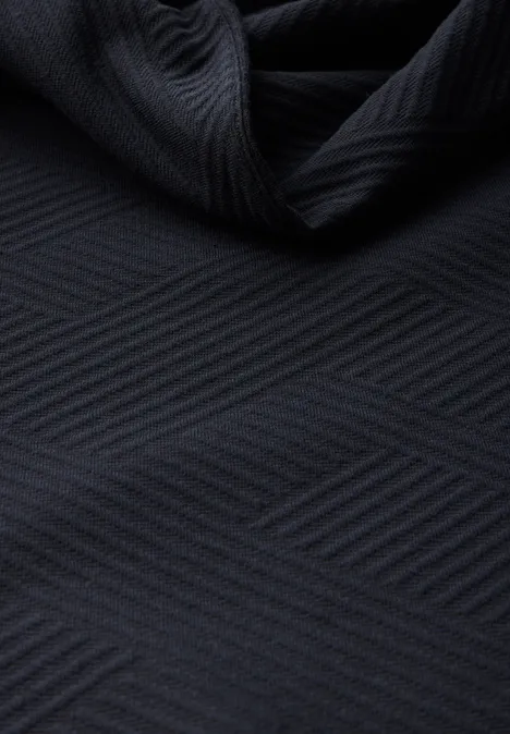 Shirt mit Schalkragen universal blue