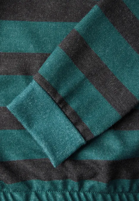 Shirt im Melange-Look atlantic green melange