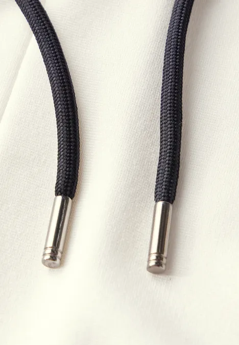 Shirt mit Kontrast-Detail vanilla white