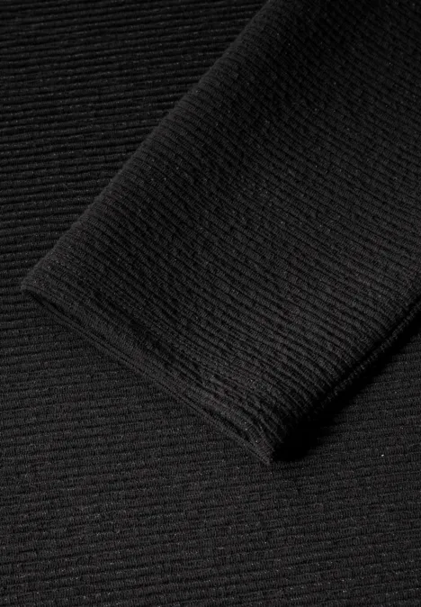 Glitzerndes Ottoman Shirt Black