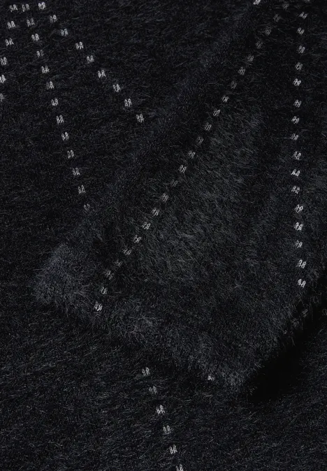 Federgarn Langarmshirt Black