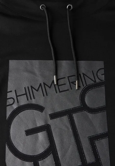 Shirt mit Print Black