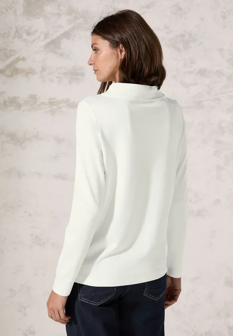 Shirt mit Print vanilla white