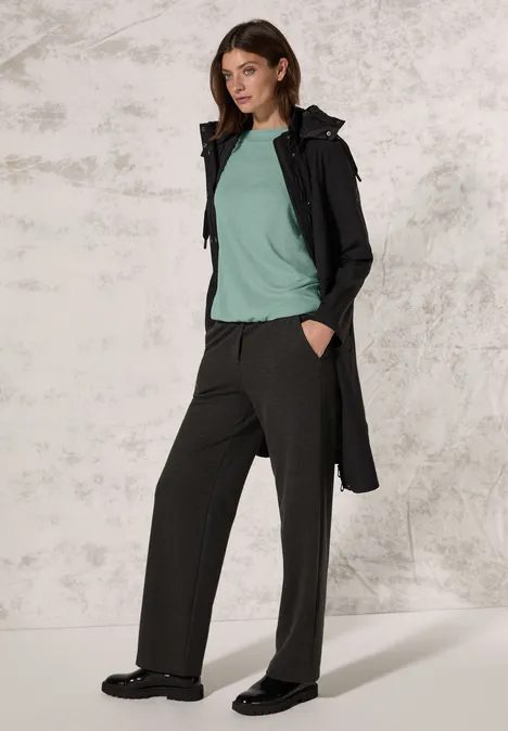 Shirt im Melange-Look glaced green melange