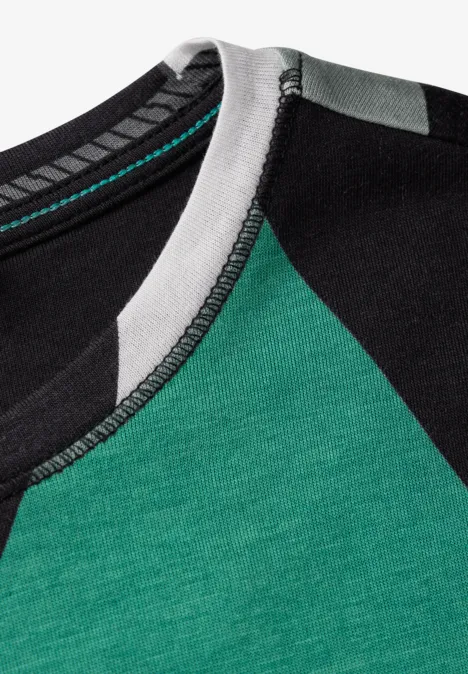 Shirt mit grafischem Print Black