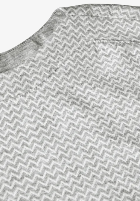 Jaquard-Shirt mineral grey melange