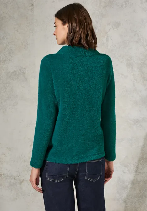 Federgarn Shirt petrol green