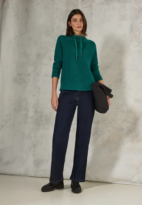 Federgarn Shirt petrol green