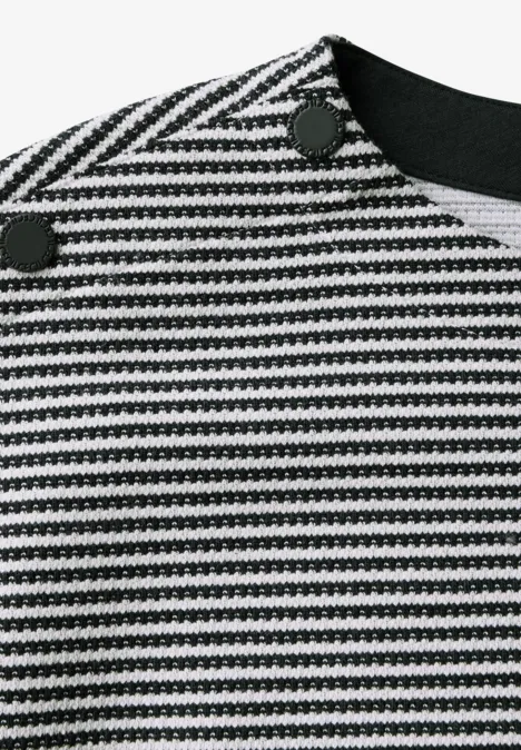 Streifenshirt mit Knöpfen universal blue
