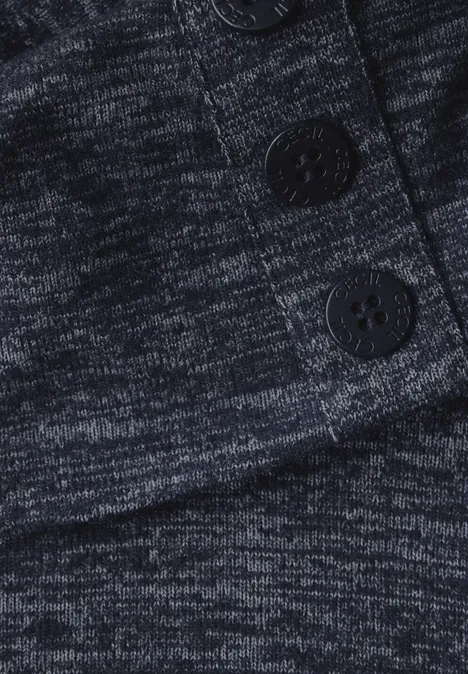 Kuscheliges Melange-Shirt universal blue melange