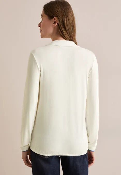 Shirt mit Hemdkragen vanilla white