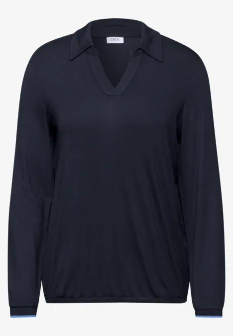 Shirt mit Hemdkragen universal blue