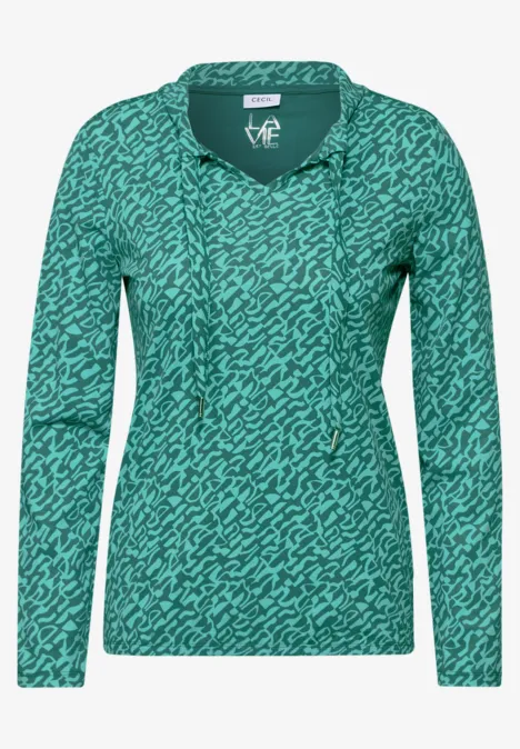 Shirt im Tunika-Look sea green