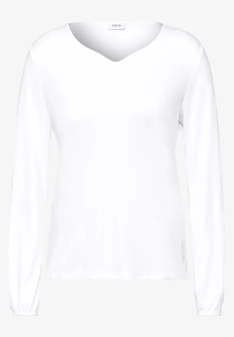 Langarmshirt White