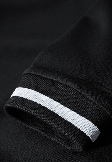 Jacke mit Kontrastdetails Black
