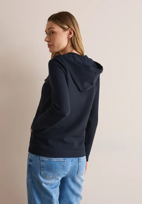 Twill Hoodie-Jacke universal blue Twill Hoodie-Jacke universal blue