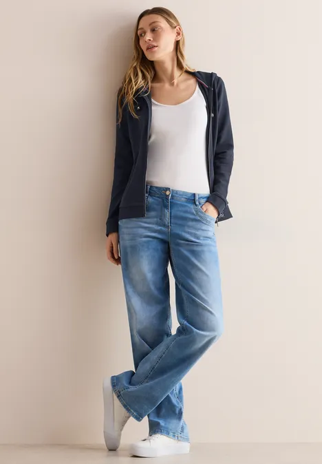 Twill Hoodie-Jacke universal blue Twill Hoodie-Jacke universal blue