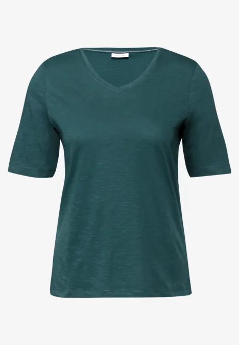 Basic V-Neck T-Shirt green lagoon Basic V-Neck T-Shirt green lagoon
