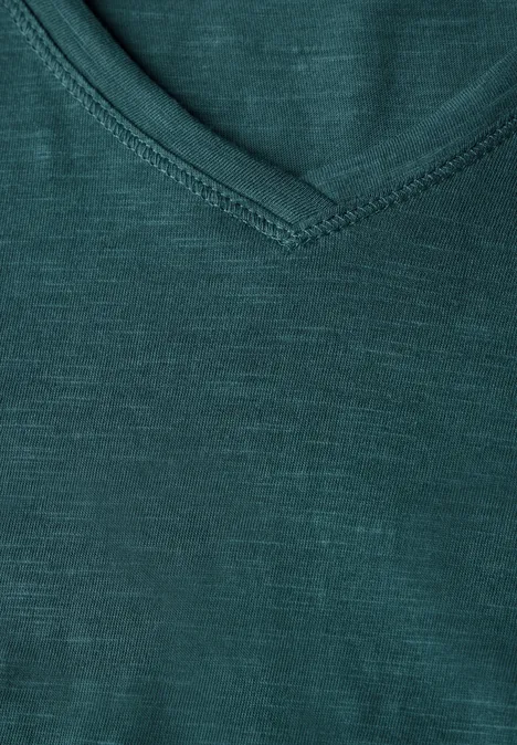 Basic V-Neck T-Shirt green lagoon Basic V-Neck T-Shirt green lagoon