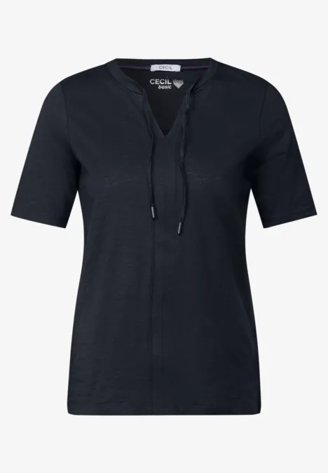T-Shirt im Tunika-Look universal blue