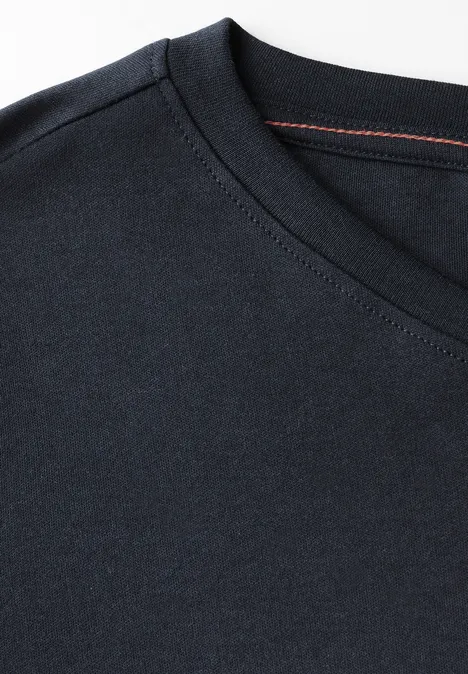 Basic V-Neck Shirt universal blue