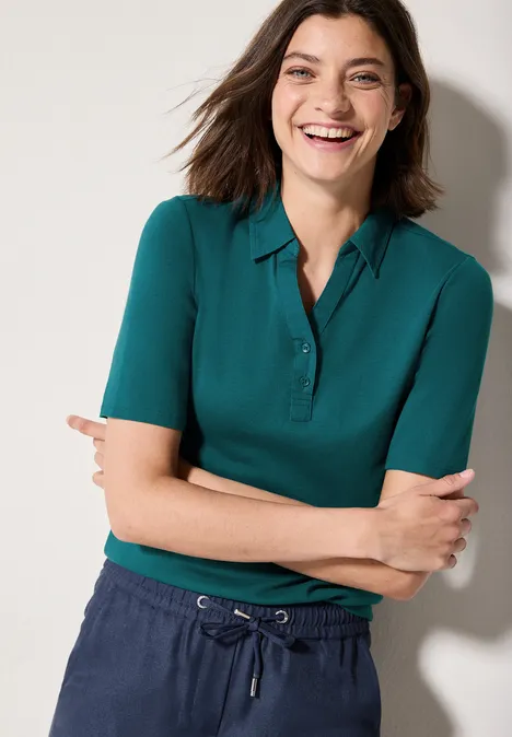 Poloshirt green lagoon
