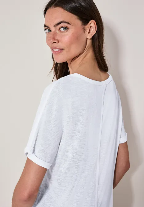T-Shirt mit grafischem Print White