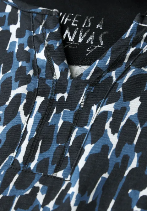 Bedrucktes Shirt universal blue