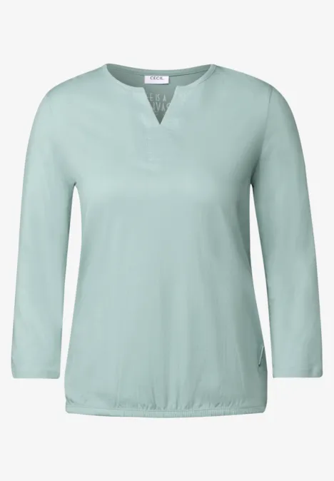 Shirt im Tunika-Look cool salvia green