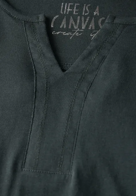 Shirt im Tunika-Look slate khaki
