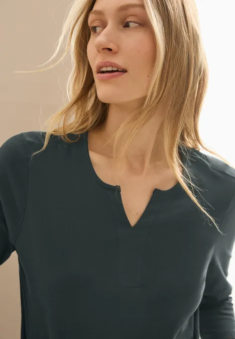 Shirt im Tunika-Look slate khaki