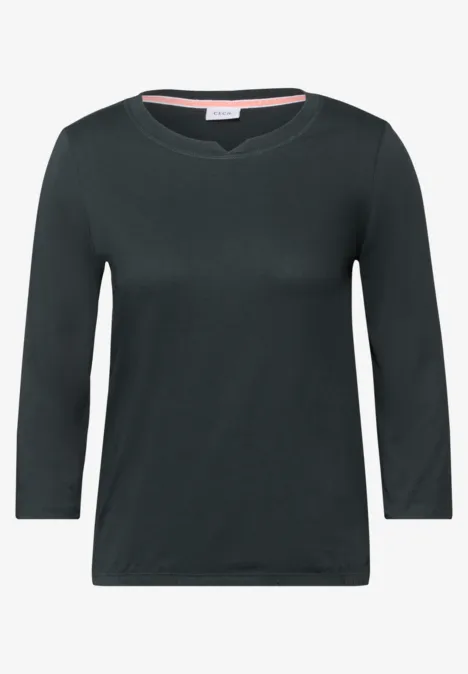 Jersey Shirt im Tunika-Look slate khaki