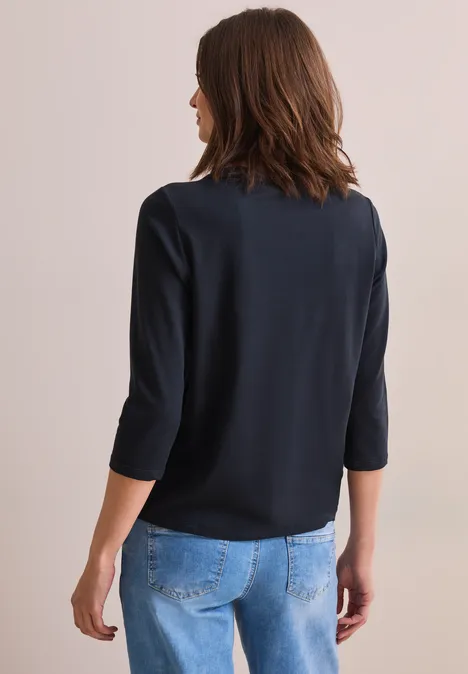 Shirt mit Frontprint universal blue
