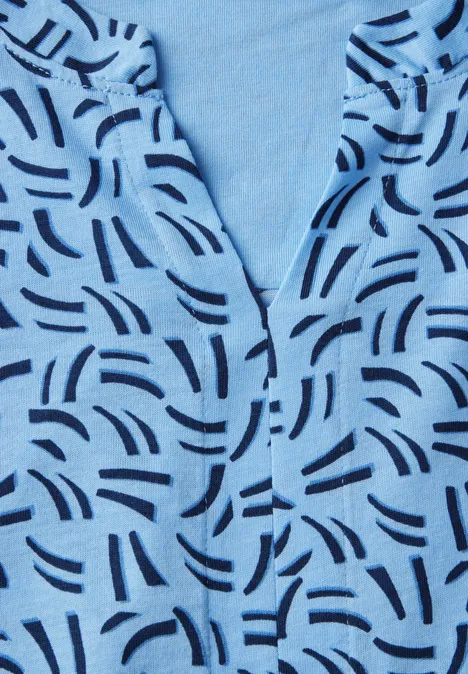 Shirt im Tunika-Look fresh light blue