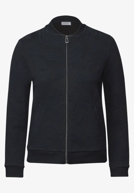 Jacquard Jacke universal blue