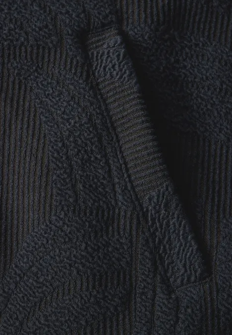 Jacquard Jacke universal blue