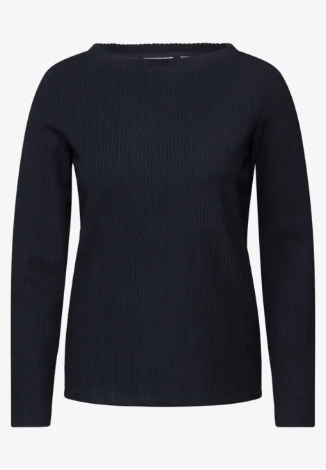 Strukturshirt universal blue