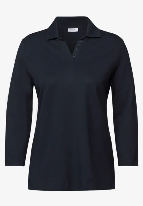 Piqué Poloshirt universal blue