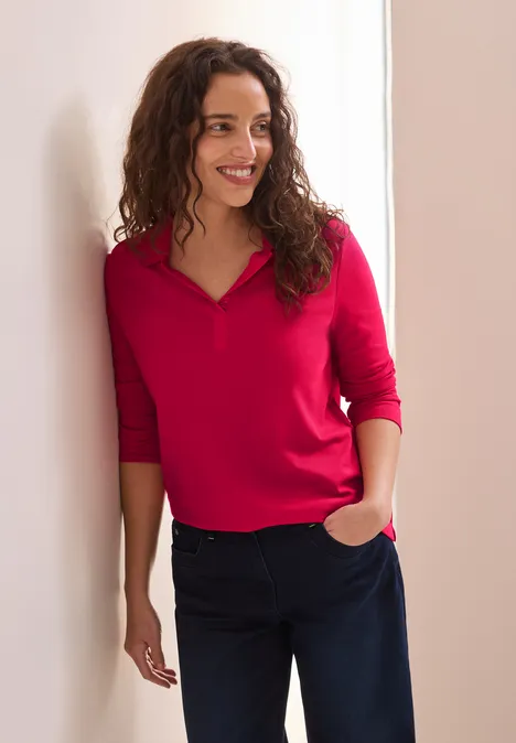 Piqué Poloshirt granita red