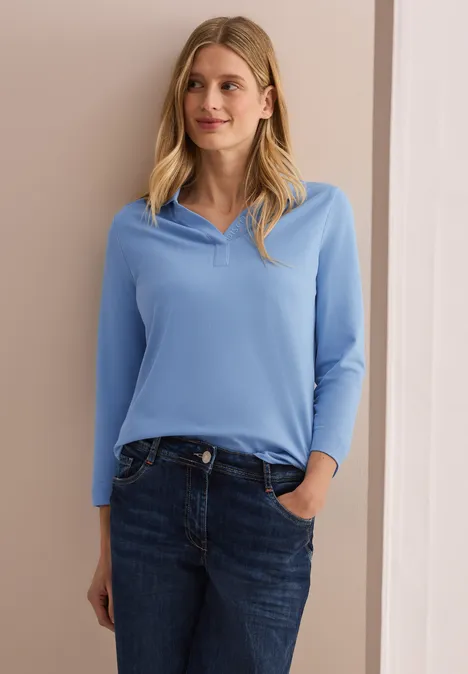 Piqué Poloshirt fresh light blue Piqué Poloshirt fresh light blue
