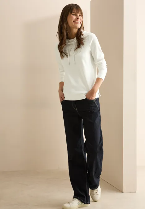 Shirt mit Wording vanilla white