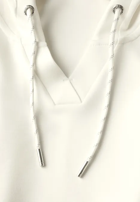 Softes Kapuzenshirt vanilla white