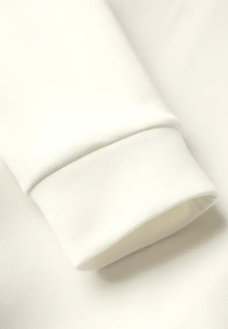 Softes Kapuzenshirt vanilla white
