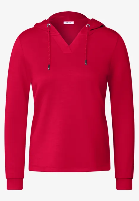 Softes Kapuzenshirt granita red